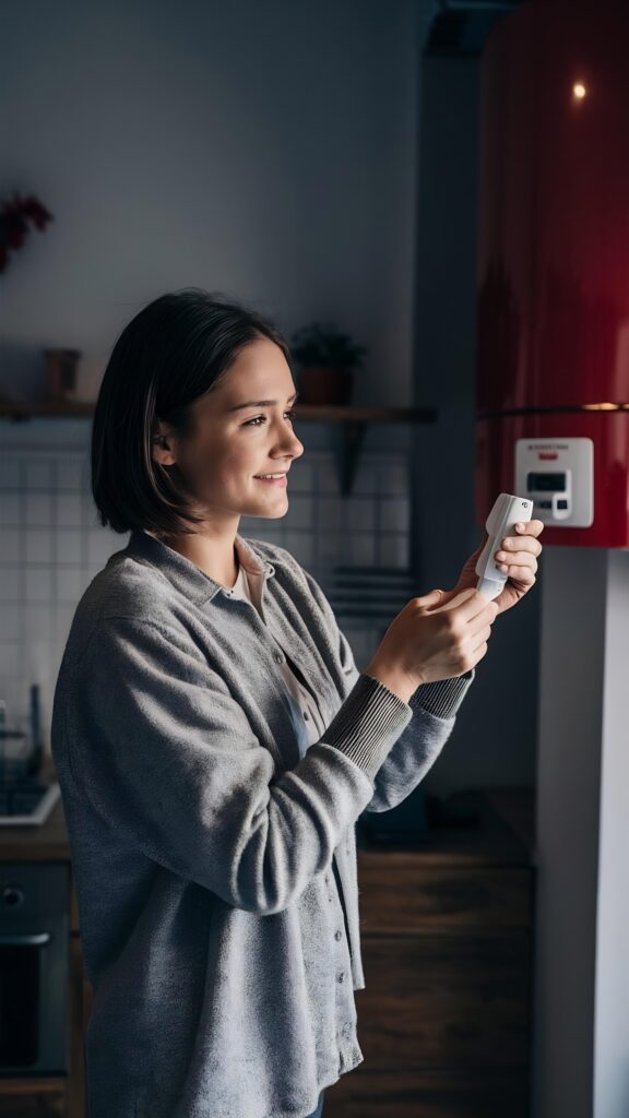 Chauffage a gérer par une femme